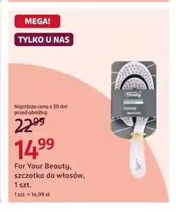 Rossmann Szczotka do włosów For Your Beauty oferta