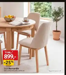 Black Red White Stół Bernardin oferta