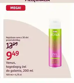 Rossmann Łagodzący żel do golenia Venus oferta