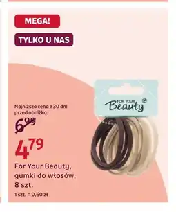 Rossmann Gumki do włosów For Your Beauty oferta