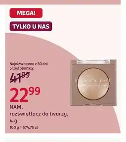 Rossmann Rozświetlacz do twarzy NAM oferta