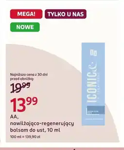 Rossmann Nawilżająco-regenerujący balsam do ust AA oferta
