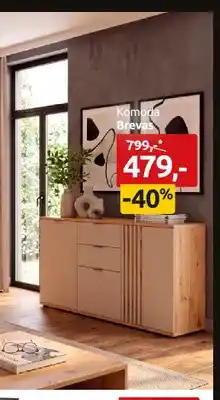 Black Red White Komoda Brevas oferta
