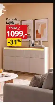 Black Red White Komoda Luwia oferta