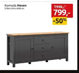 Black Red White Komoda Hesen oferta