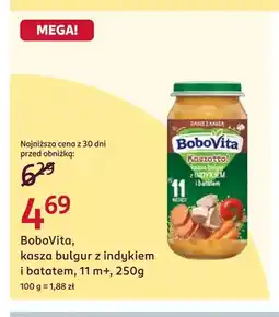 Rossmann Kasza bulgur z indykiem i batatem BoboVita oferta