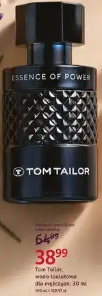 Rossmann Tom Tailor Essence of Power woda toaletowa dla mężczyzn oferta