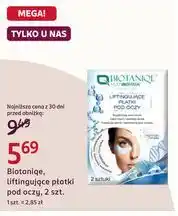 Rossmann Biotaniqe, liftingujące płatki pod oczy, 2 szt oferta