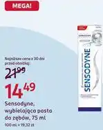 Rossmann Sensodyne, wybielająca pasta do zębów oferta