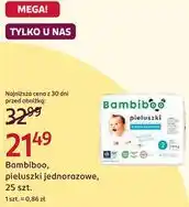 Rossmann Bambiboo, pieluszki jednorazowe, 25 szt oferta
