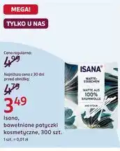 Rossmann Isana, bawełniane patyczki kosmetyczne, 300 szt oferta