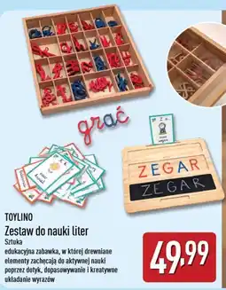 ALDI TOYLINO Zestaw do nauki liter oferta