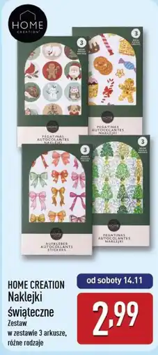 ALDI HOME CREATION Naklejki świąteczne oferta