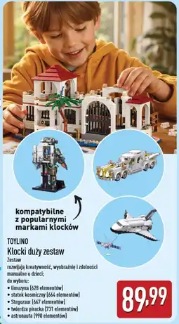 ALDI TOYLINO Klocki duży zestaw oferta