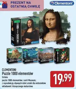 ALDI Clementoni Puzzle 1000 elementów oferta