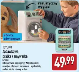 ALDI TOYLINO Zabawkowa pralka / zmywarka oferta