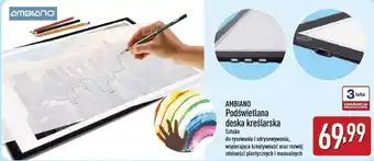 Ambiano Podświetlana deska kreślarska