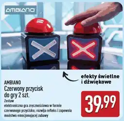 ALDI Ambiano Czerwony przycisk do gry oferta