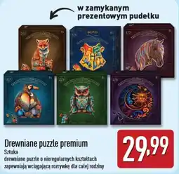 ALDI Drewniane puzzle premium Sztuka oferta