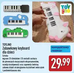 ALDI TOYLI NO Zabawkowy keyboard dla dzieci oferta