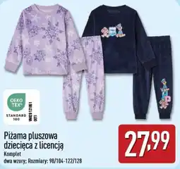 ALDI Piżama pluszowa dziecięca z licencją oferta