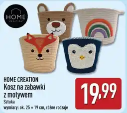 ALDI HOME CREATION Kosz na zabawki z motywem oferta