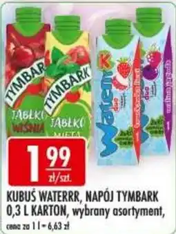 Sklepy Doroty Kubus Waterrr, Napój Tymbark oferta