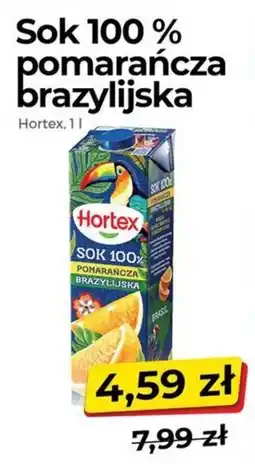Delikatesy Ribena Sok 100% pomarańcza brazylijska Hortex oferta