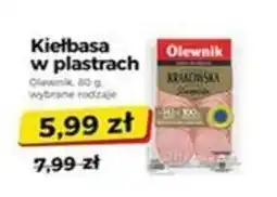 Delikatesy Ribena Kiełbasa w plastrach Olewnik oferta