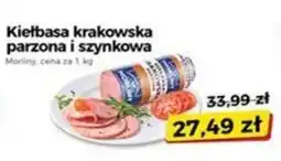 Delikatesy Ribena Kiełbasa krakowska parzona i szynkowa oferta