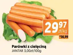 Jubilat Parówki z ciełęciną JANTAR oferta