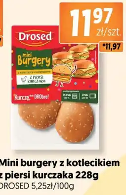 Jubilat Mini burgery z kotlecikiem z piersi kurczaka Drosed oferta