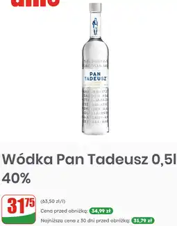 Dino Wódka Pan Tadeusz 0,5l 40% oferta