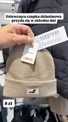 Pepco Czapka dzianinowa dziewczęca Pepco Kids oferta