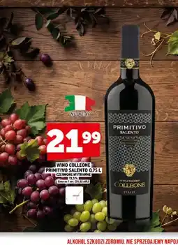 Topaz Wino czerwone Colleone Primitivo Salento wytrawne oferta