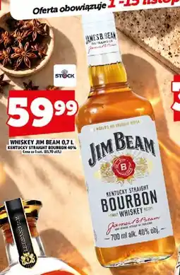 Topaz Whiskey Jim Beam Kentucky Straight Bourbon 40% oferta