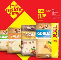 Lidl Ser salami w plastrach Pilos oferta