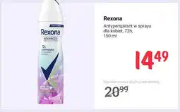 Rossmann Antyperspirant w sprayu dla kobiet 72h Rexona oferta