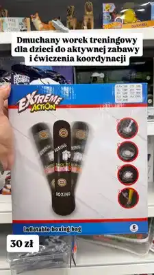 Pepco Dmuchany worek treningowy Extreme Action oferta