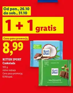 Lidl Czekolada Ritter Sport Kokos oferta