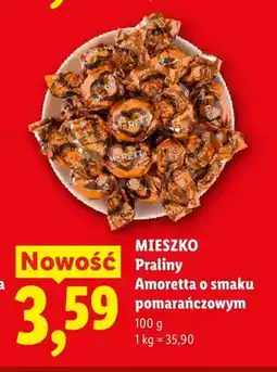Lidl Praliny Mieszko Amoretta o smaku pomarańczowym oferta