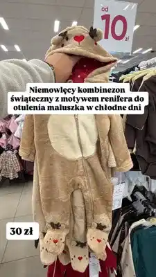 Pepco Kombinezon niemowlęcy świąteczny z motywem renifera oferta