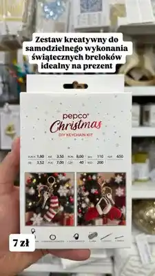 Pepco Zestaw kreatywny Pepco Christmas DIY Keychain Kit oferta