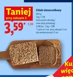 Lidl Chleb słonecznikowy oferta