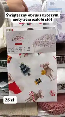 Pepco Obrus świąteczny Pepco Christmas oferta
