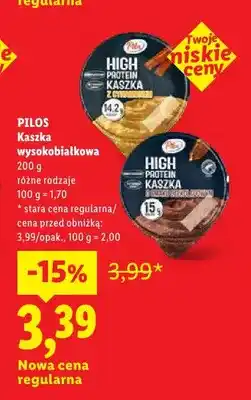Lidl Kaszka wysokobiałkowa Pilos High Protein z cynamonem oferta