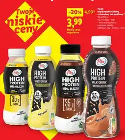 Lidl Napój wysokobiałkowy waniliowy Pilos oferta