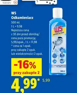 Lidl Odkamieniacz W5 oferta