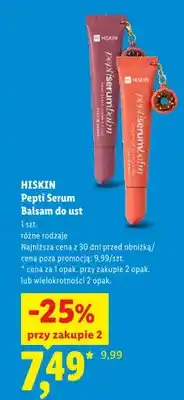 Lidl Balsam do ust HiSkin Pepti Serum oferta