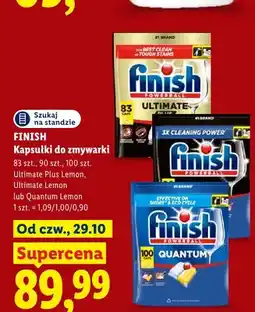 Lidl Kapsułki do zmywarki Finish Ultimate Plus Lemon oferta